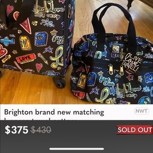 Brand new Brighton luggage 2 pieces never used